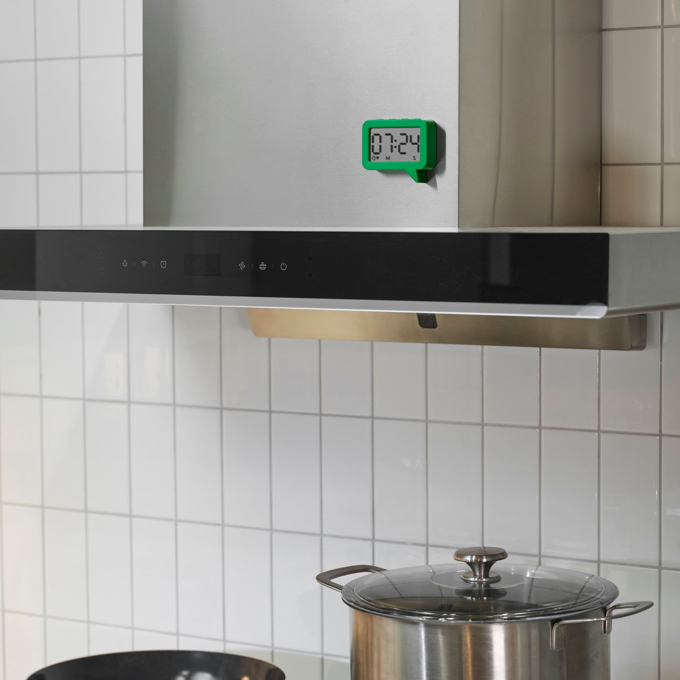 Ikea Ljungpipare Clock/timer, Green, 3 ¼x2 ¾ "