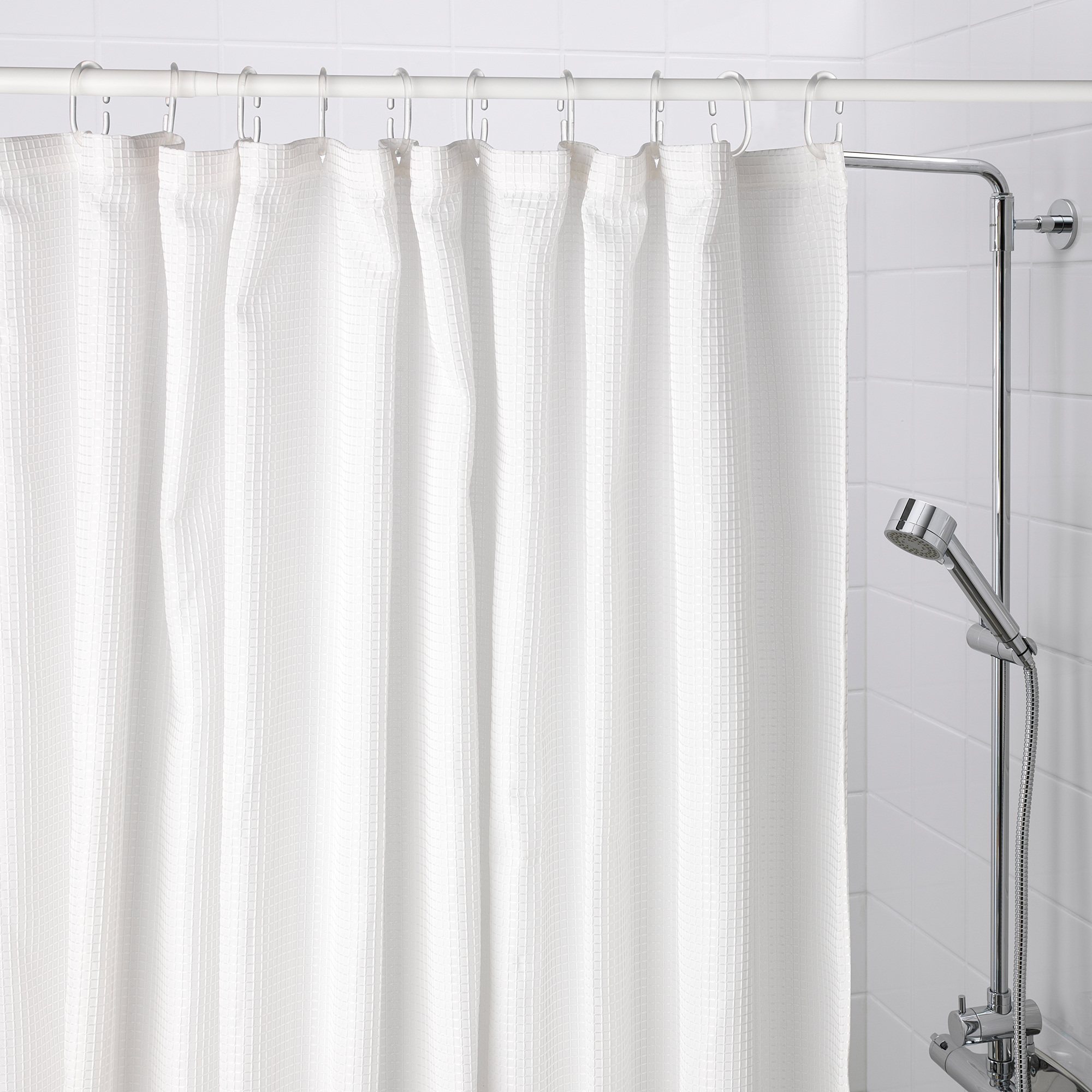 ADDARN Shower curtain, white IKEA