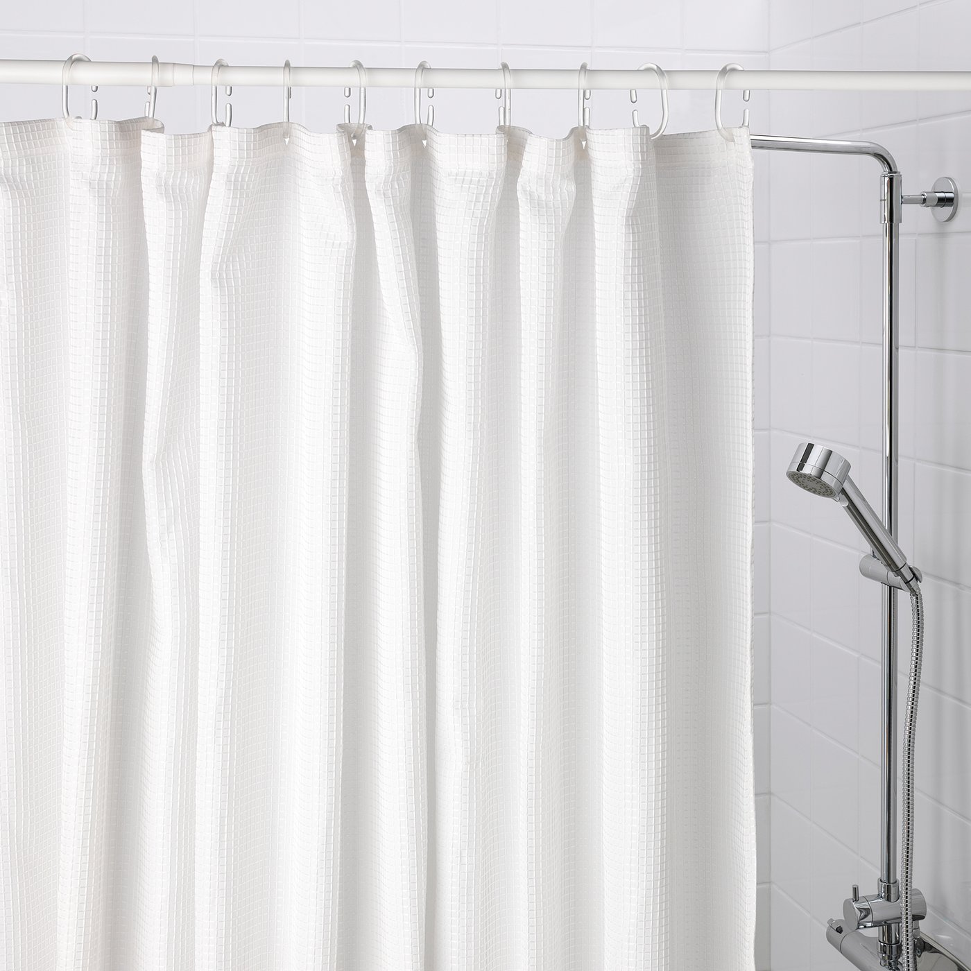 ADDARN Shower curtain, white IKEA