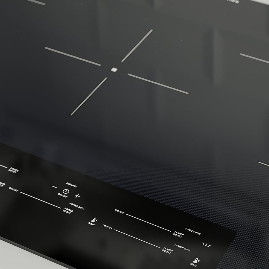 ÄLMESTAD induction cooktop, black, 36" IKEA
