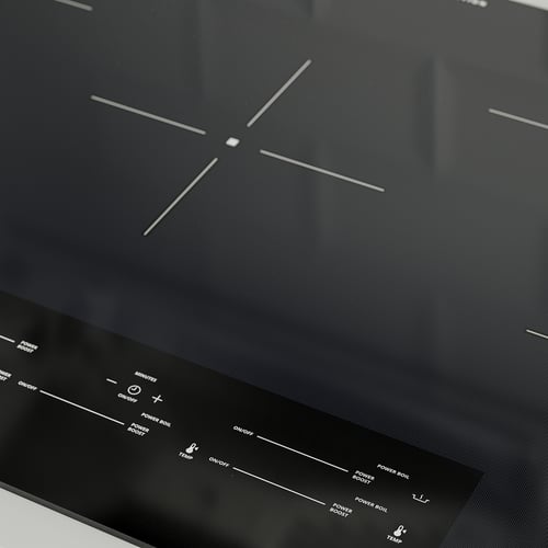 ÄLMESTAD induction cooktop, black, 36" IKEA