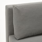 ÄLVDALEN 3-seat sleeper sofa with chaise, Knisa gray-beige