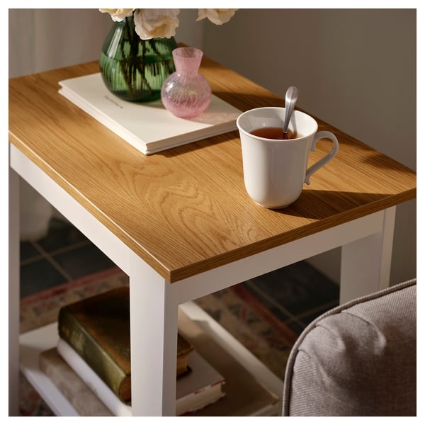 ÄMMARYD Side table, white, 23 1/4x15 3/4 "