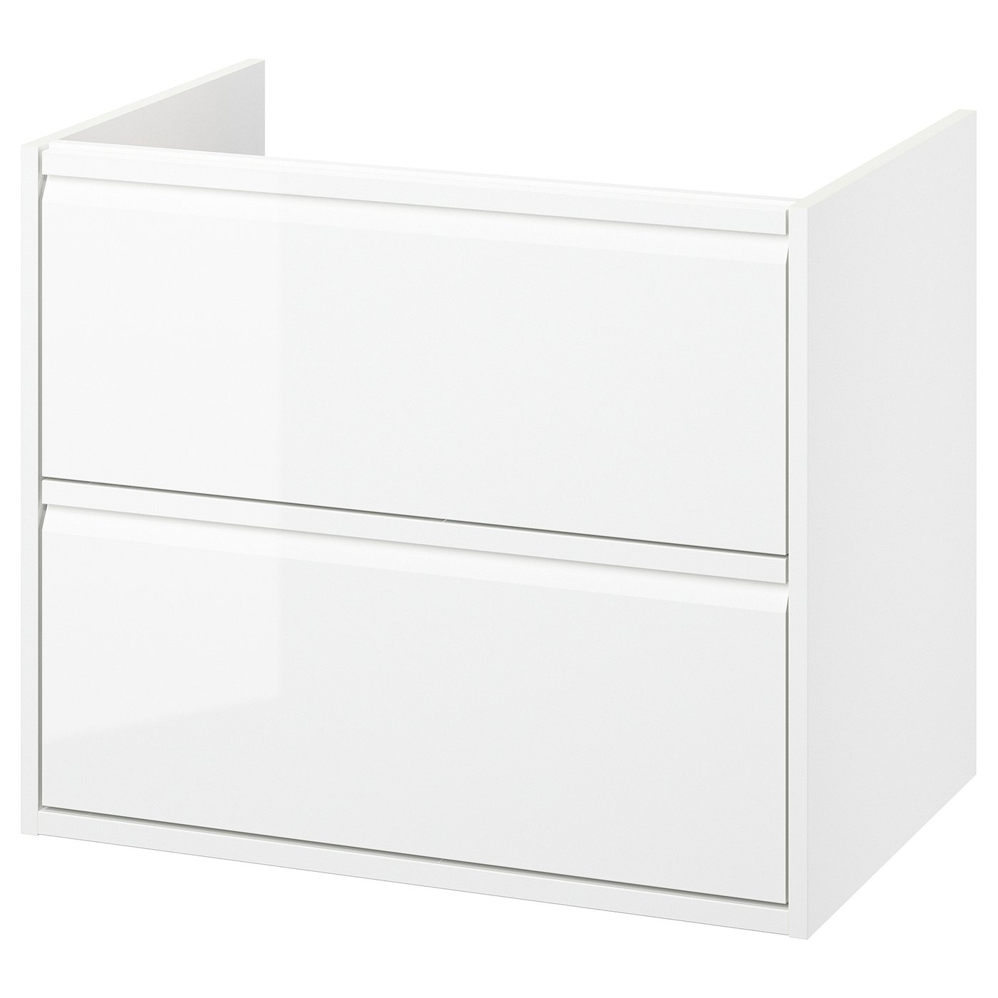 Bathroom Vanity With Drawers, High Gloss White