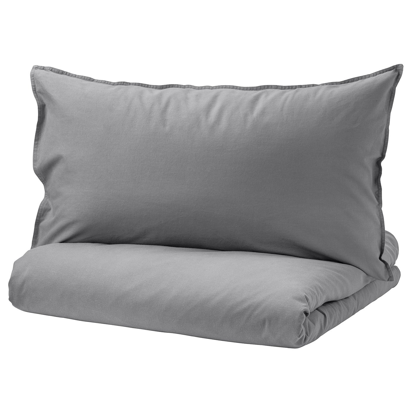 Angslilja Duvet Cover And Pillowcase S Gray Ikea
