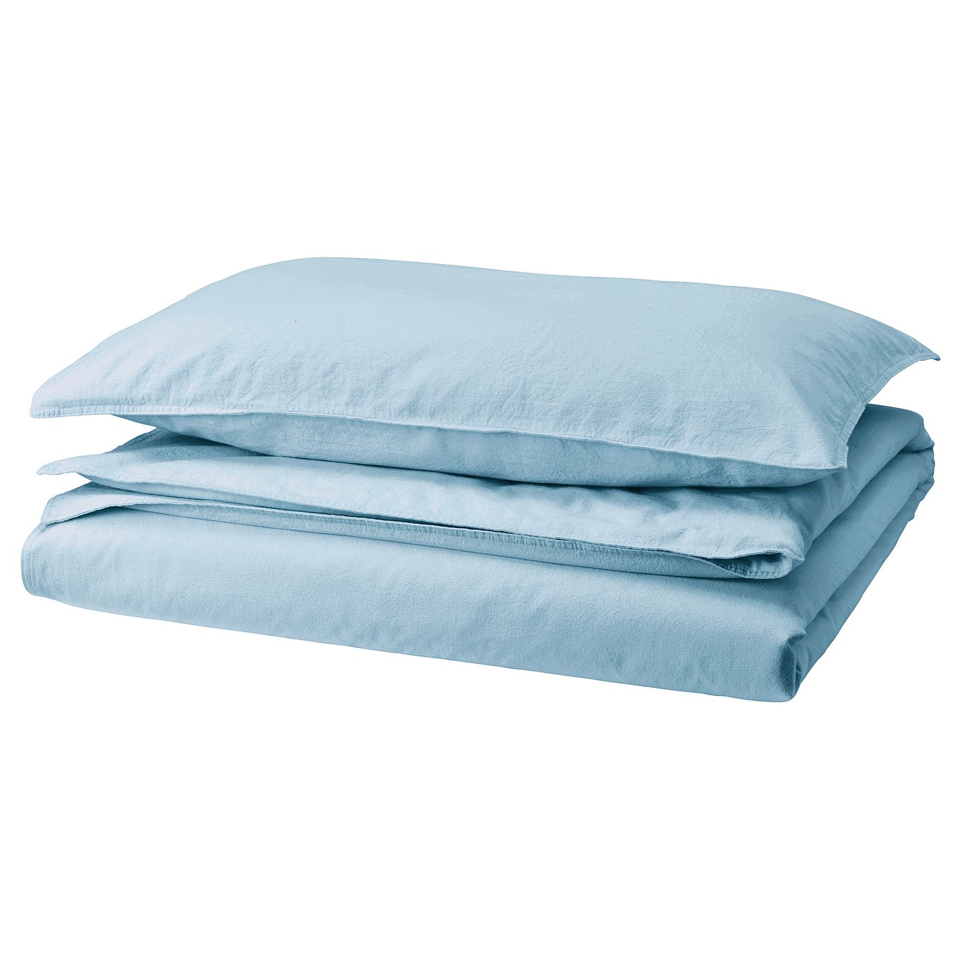 ÄNGSLILJA Duvet cover and pillowcase(s), blue-gray, Twin