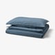 ÄNGSLILJA Duvet cover and pillowcase(s), dark blue, Twin