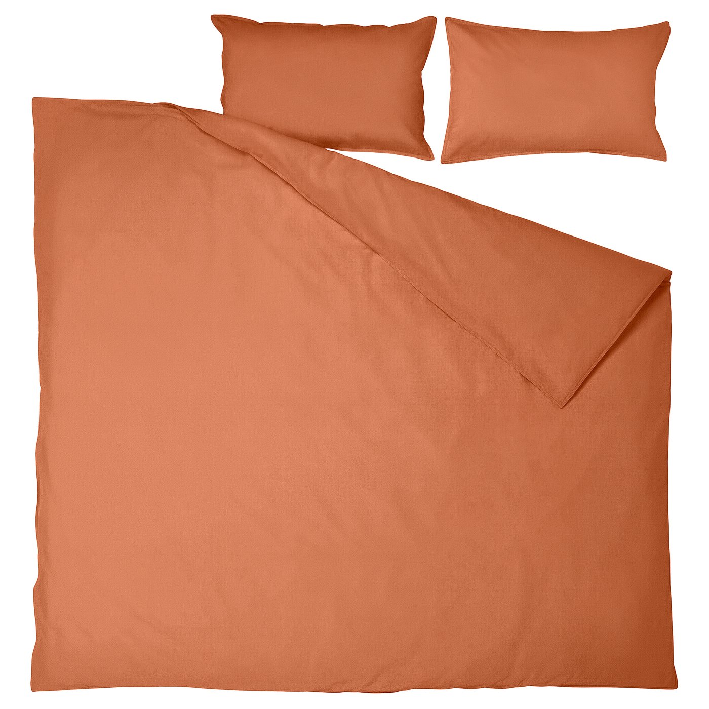 Duvet cover and pillowcase(s), red-brown 6