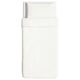 ÄNGSLILJA white duvet cover, soft cotton, rectangular shape, simple design.