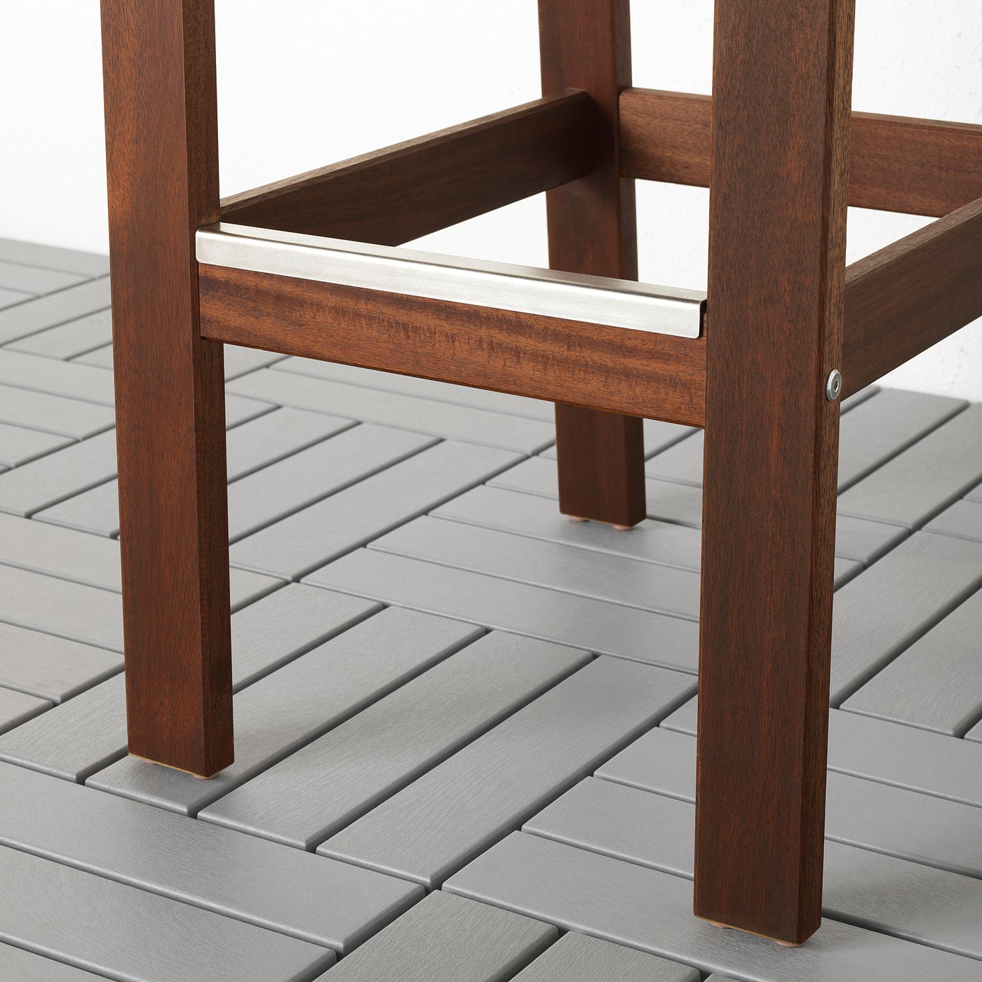 Pplar Bar Stool With Backrest