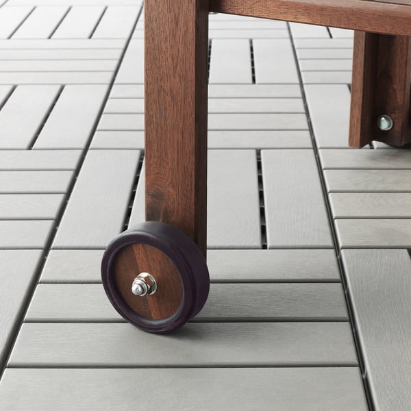 Applaro Klasen Serving Cart Outdoor Brown Stained Ikea Not only do many of our ikea islands provide additional kitchen worktop space but storage as well with many having kitchen shelves and. usd