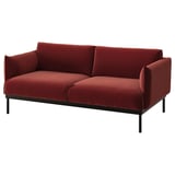 ÄPPLARYD Loveseat, Djuparp red-brown