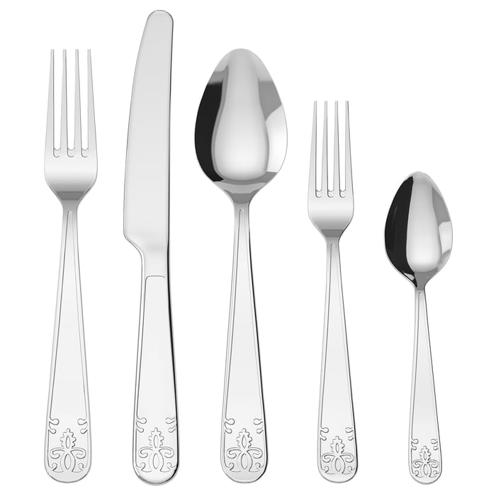 ÄTBART 20piece flatware set, stainless steel IKEA