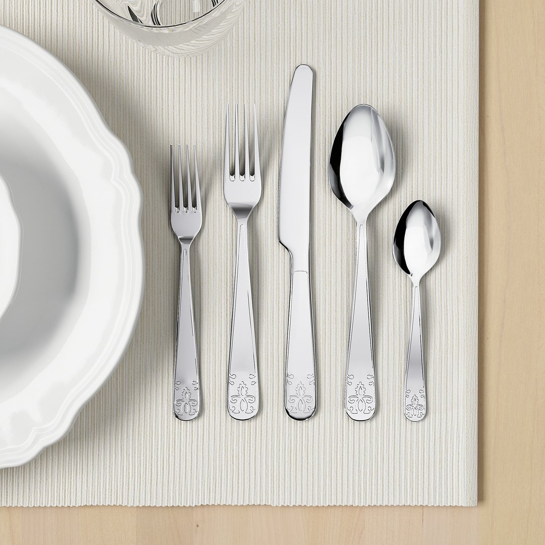 ÄTBART 20piece flatware set, stainless steel IKEA