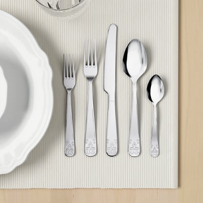 UPPHÖJD 16-piece flatware set, turquoise - IKEA