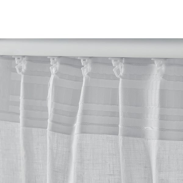 Aina Curtains 1 Pair White Ikea