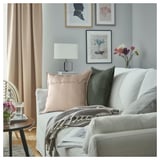 AINA Cushion cover, beige, 26x26 "