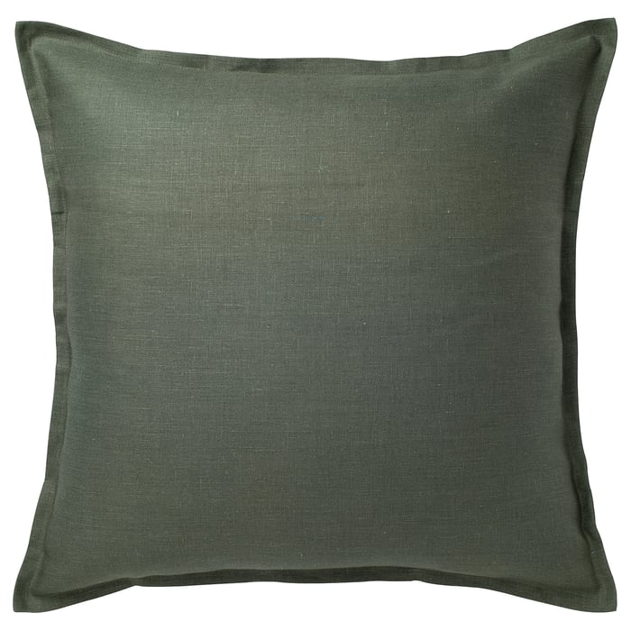 AINA cushion cover, graygreen, 26x26" IKEA