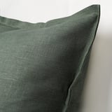 AINA Cushion cover, gray-green, 26x26 "