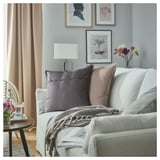 AINA Cushion cover, gray, 26x26 "