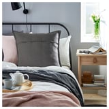 AINA Cushion cover, gray, 26x26 "