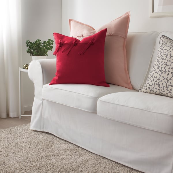 Aina Cushion Cover Red Ikea
