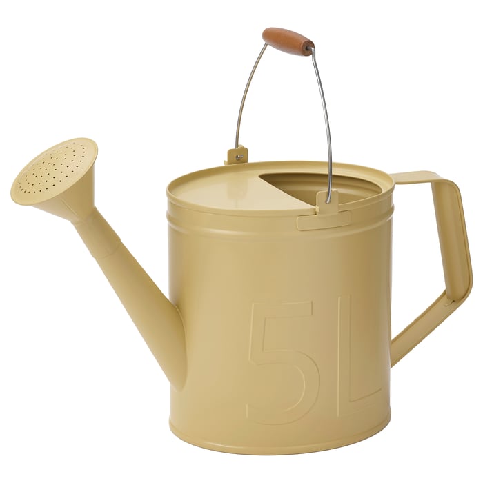 ÅKERBÄR watering can, indoor/outdoor yellow, 169 oz IKEA