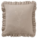 ÅKERNEJLIKA Cushion cover, beige/embroidery, 20x20 "