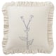 ÅKERNEJLIKA Cushion cover, white embroidery, 20x20 "