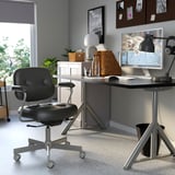 ALEFJÄLL Office chair, Glose black