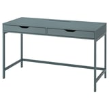 ALEX Desk, gray-turquoise, 52x22 7/8 "