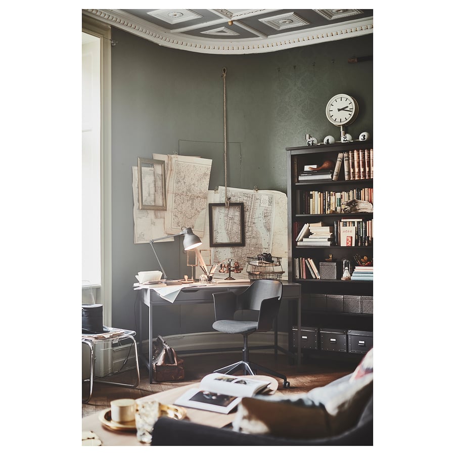 ALEX Desk, gray, 51 5/8x23 5/8" IKEA