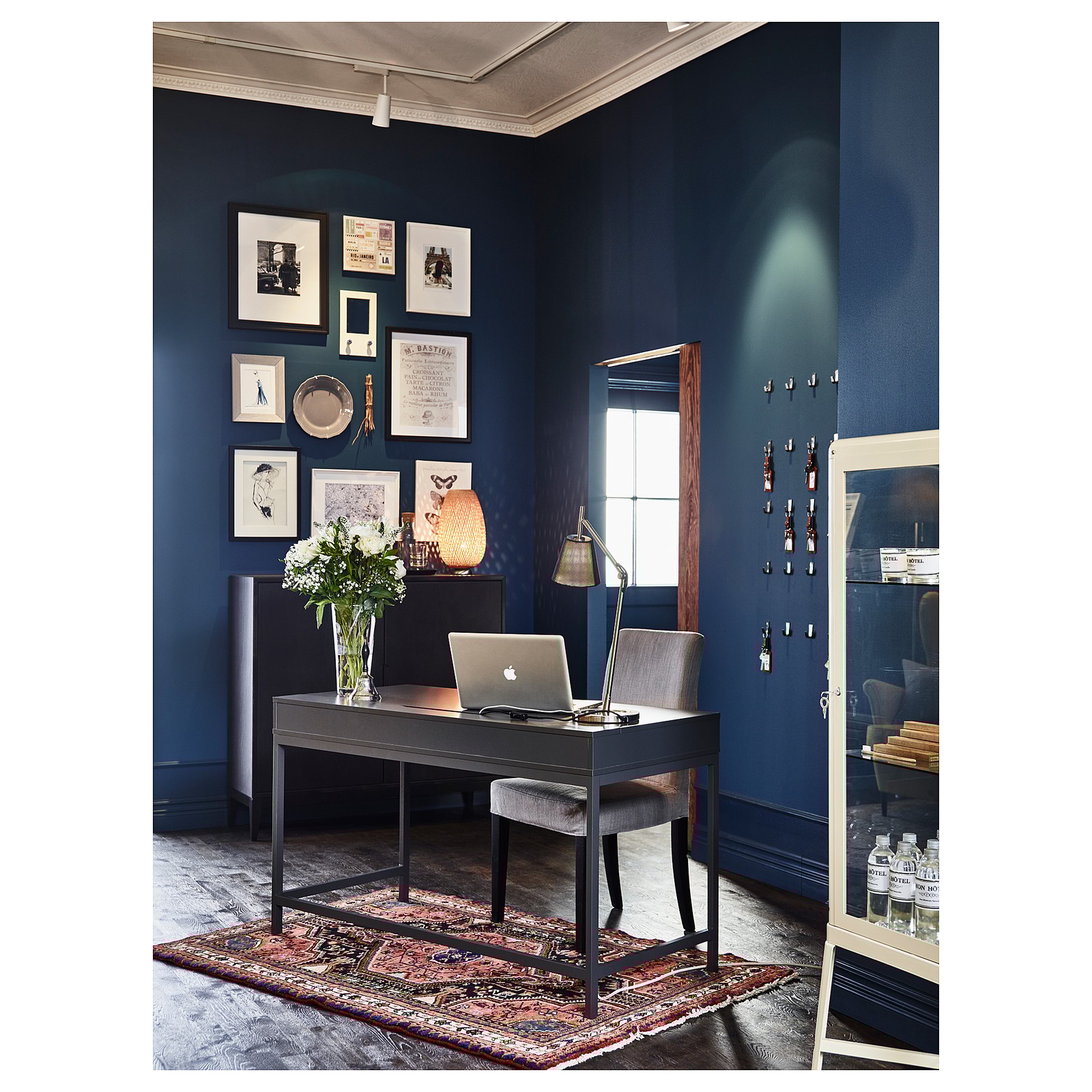 ALEX Desk, gray, 51 5/8x23 5/8" IKEA