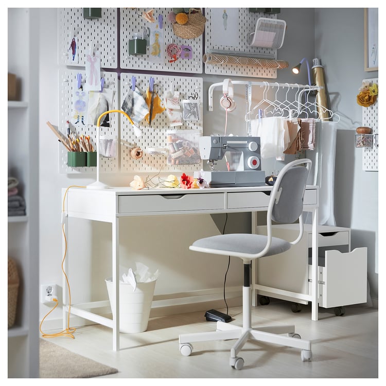 ALEX desk, white, 52x227/8