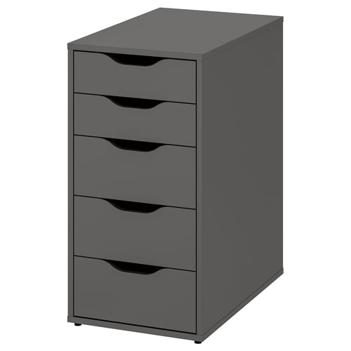 ALEX Drawer unit - dark gray 14 1/8x27 1/2 "