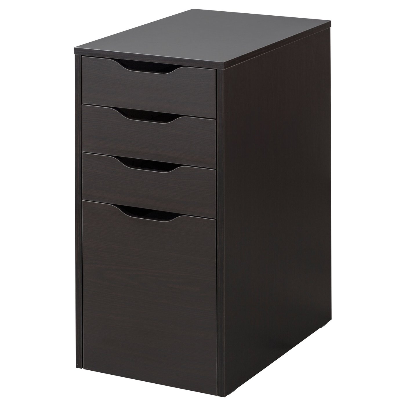 Alex Drawer Unit Drop File Storage Black Brown 14 1 8x27 1 2 Ikea