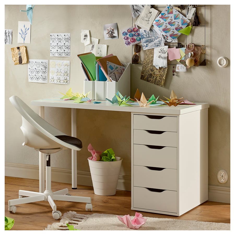 ALEX drawer unit white 141/8x271/2 IKEA