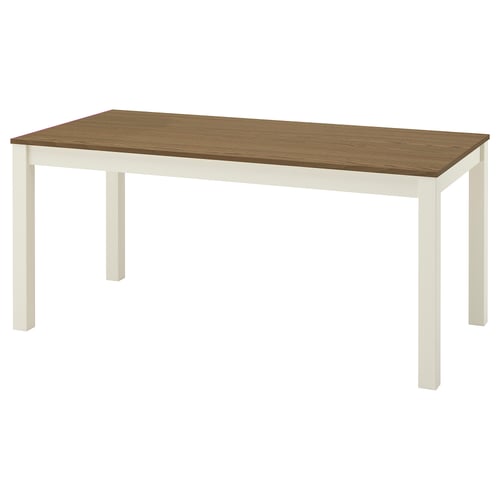 ÅLHULT Table - beige/brown 66 7/8x31 1/2 "