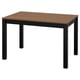 ÅLHULT Table, black/brown, 47 1/4x31 1/2 "