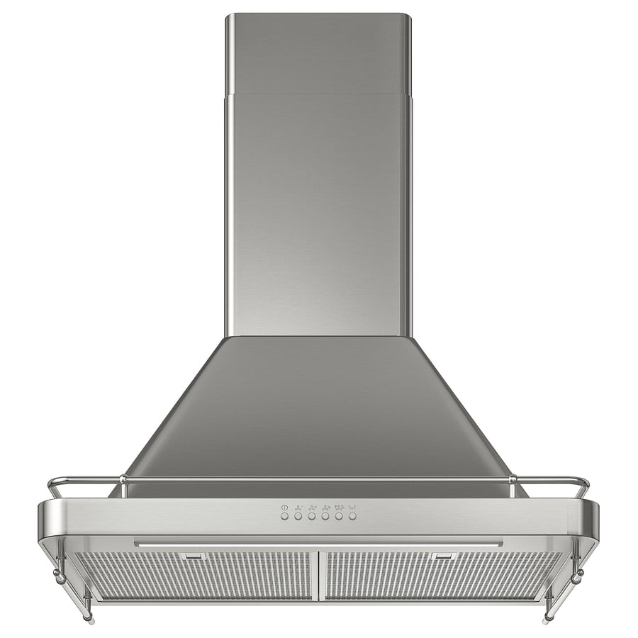 ALLMÄNBILDAD wall mounted range hood, Stainless steel IKEA