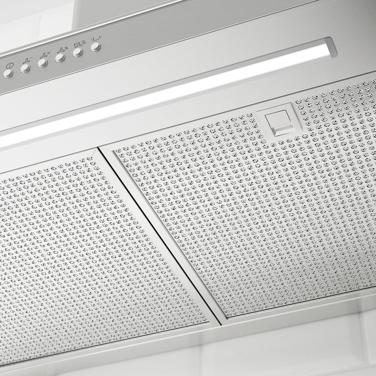 ALLMÄNBILDAD wall mounted range hood, Stainless steel IKEA