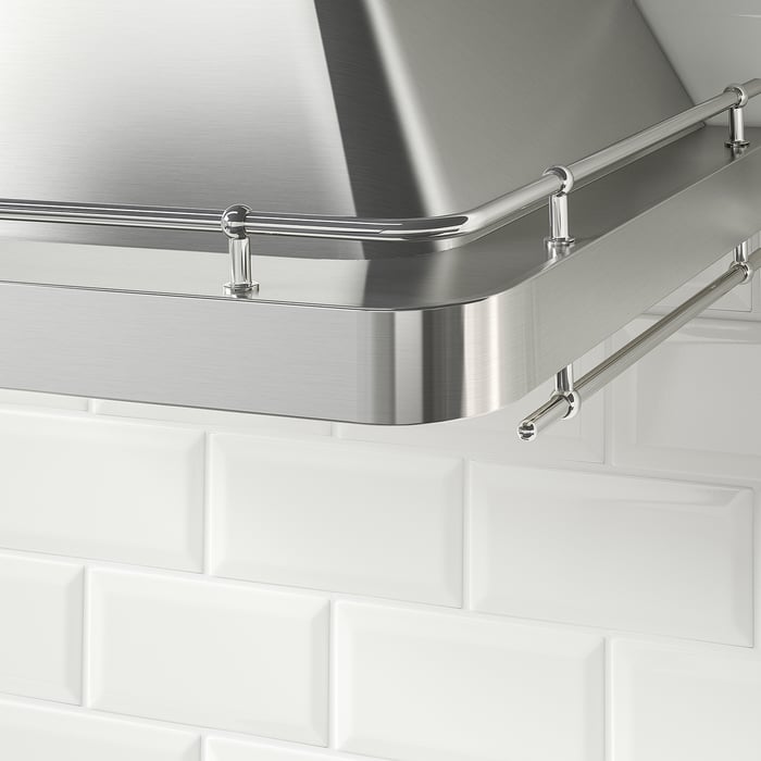 ALLMÄNBILDAD wall mounted range hood, Stainless steel IKEA