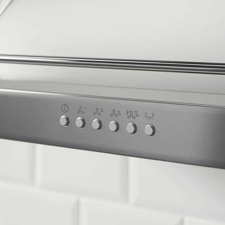 ALLMÄNBILDAD wall mounted range hood, Stainless steel IKEA