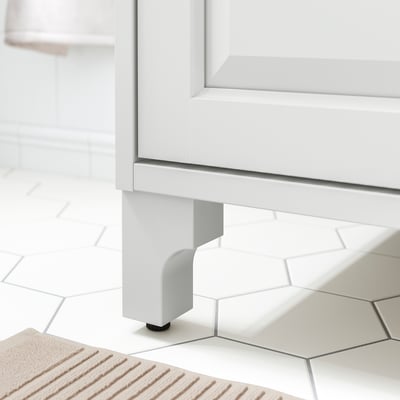 ALMAÅN Leg, light gray, 4 1/2 "