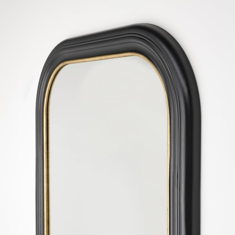 ALMARÖD mirror, black, 291/2x667/8" IKEA