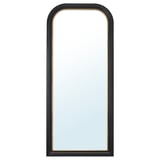 ALMARÖD Mirror, black, 29 1/2x66 7/8 "