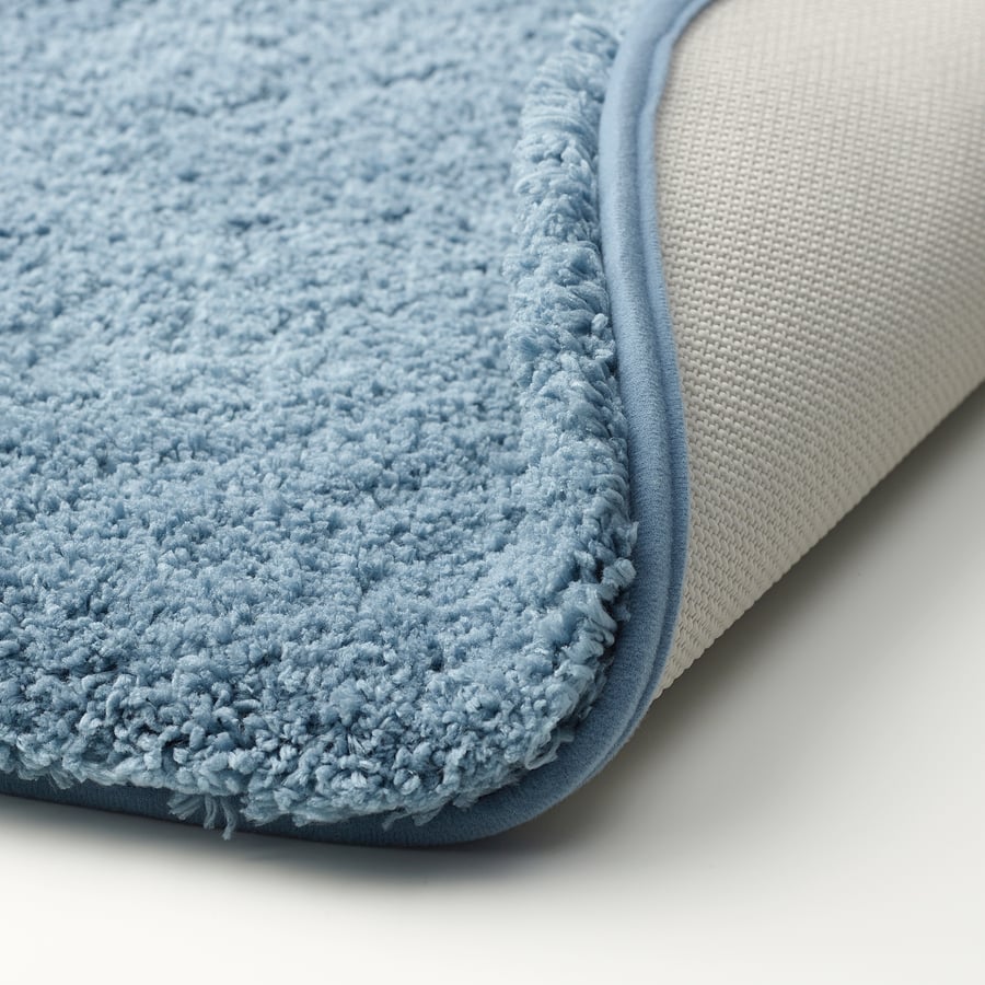 ALMTJÄRN bath mat, blue, 26" IKEA