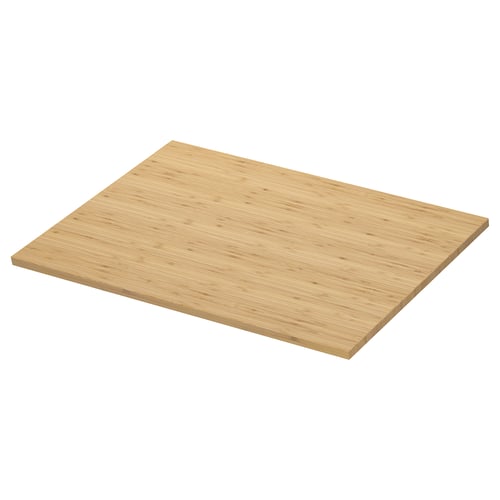 ÅLSKEN wooden countertop, natural colour, rectangular shape, smooth surface, simple design.