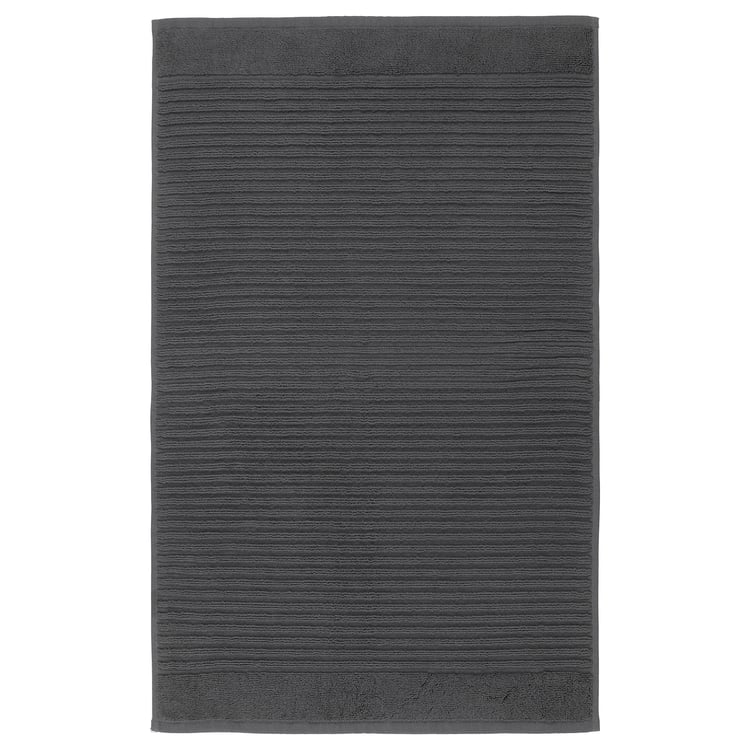 ALSTERN bath mat, dark gray, 20x31" IKEA