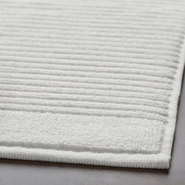 ALSTERN Bath mat, white, 20x32 - IKEA